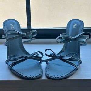 Zara Women's Elegant Blue Heels